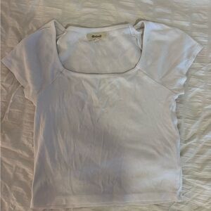 Madewell white top